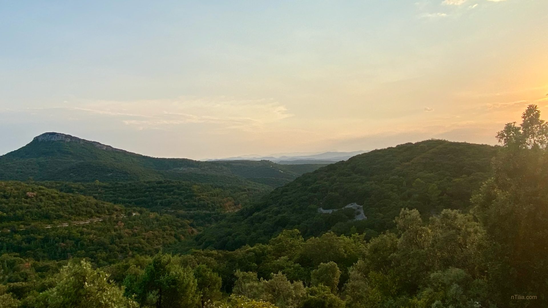 Vue sur le mont Bouquet
