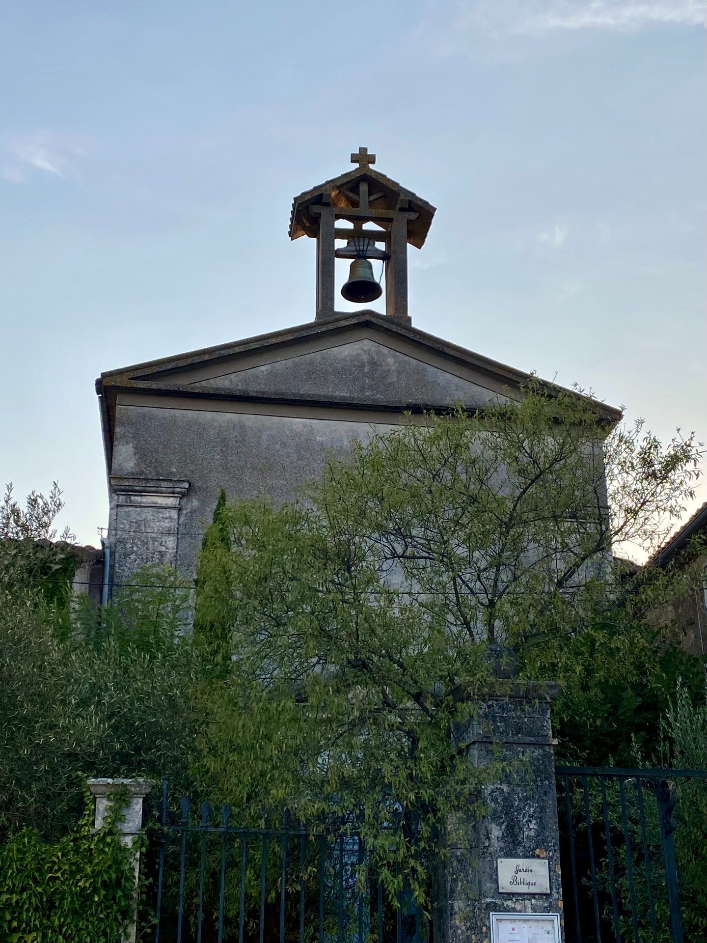 Temple protestant de Lussan - petit clocheton