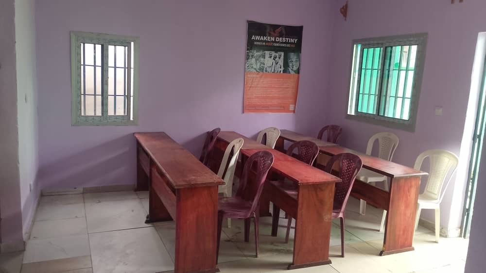 École des devoirs à Nkolmesseng, prête à accueillir les enfants